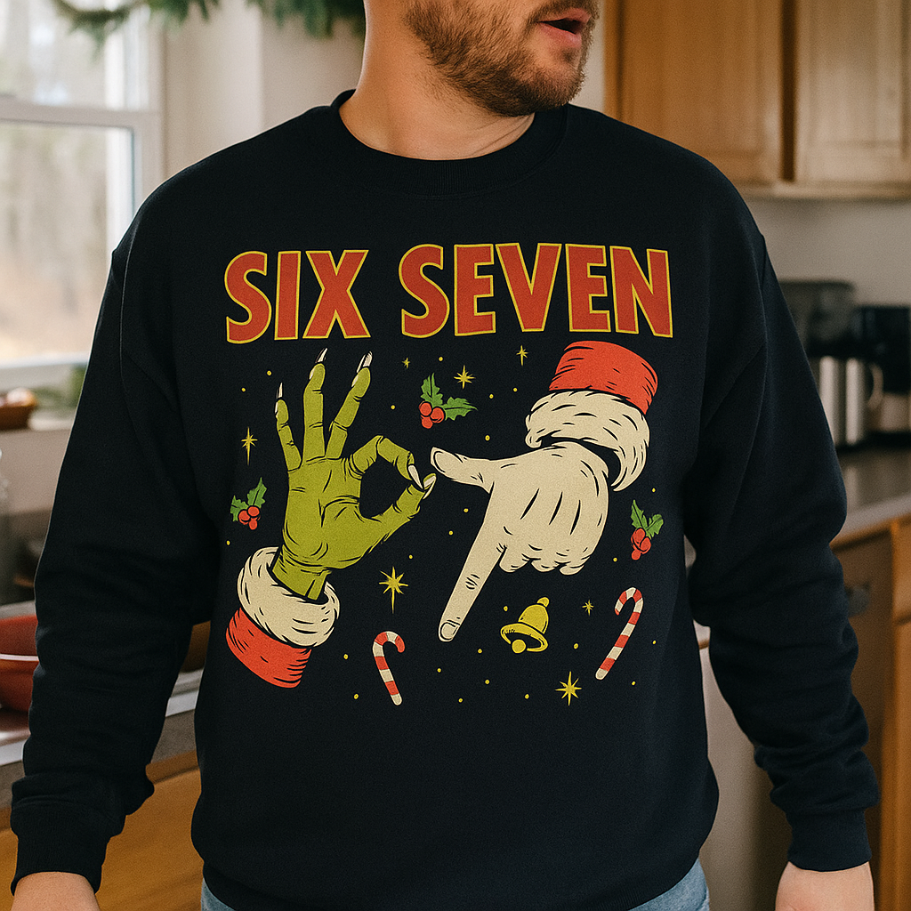 Six Seven Christmas Sweatshirt