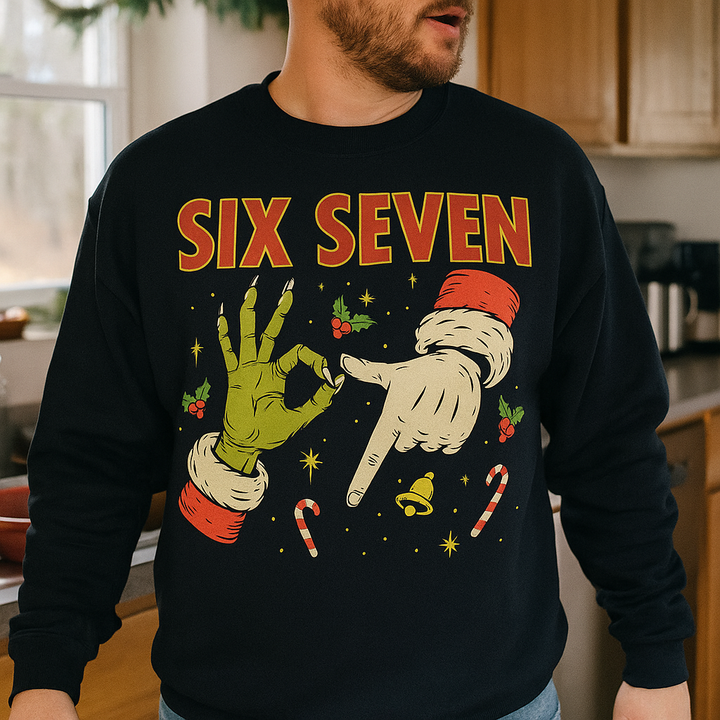 Six Seven Christmas Sweatshirt